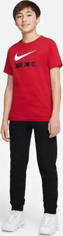 Футболка підліткова Nike SPORTSWEAR JDI SWOOSH червона AR5249-687