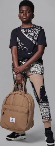 Футболка підліткова Nike JORDAN MVP RING чорна 95D623-G0T