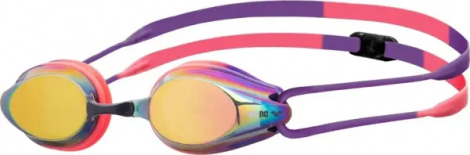 Окуляри для плавання Arena TRACKS MIRROR фіолетово-коралові 92370-111