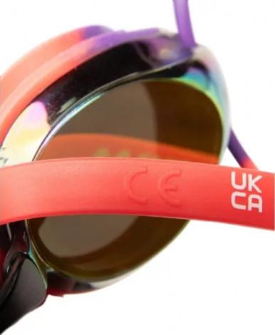 Окуляри для плавання Arena TRACKS MIRROR фіолетово-коралові 92370-111