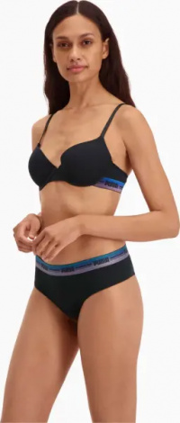 Труси (бразиліана) жіночі Puma BRAZILIAN чорно-рожево-сині (2 штуки) 907856-11