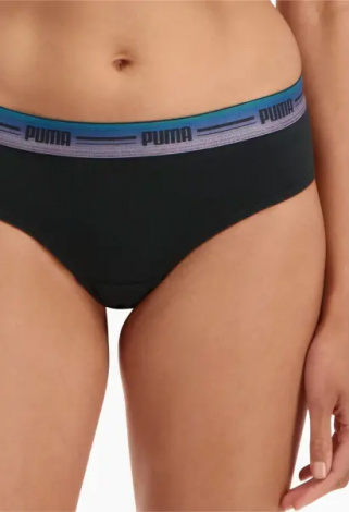 Труси (бразиліана) жіночі Puma BRAZILIAN чорно-рожево-сині (2 штуки) 907856-11