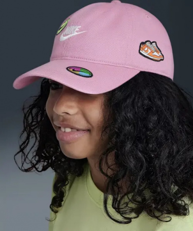 Кепка детская Nike PATCH TOSS CLUB розовая 8A3121-ACG