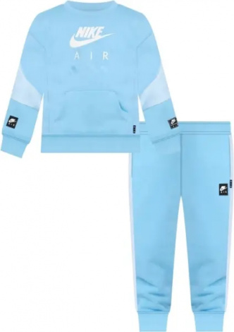Спортивний костюм дитячий Nike SPORTSWEAR AIR FLEECE блакитний 86M846-B9F