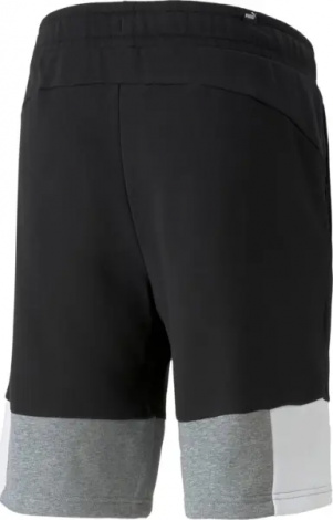Шорти Puma ESSENTIALS+ BLOCK чорно-сіро-білі 847429-01