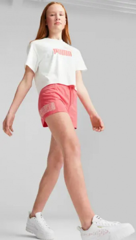 Шорти підліткові Puma POWER HIGH WAIST рожеві 674364-63