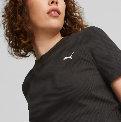 Футболка жіноча Puma HER SLIM чорна 674063-01