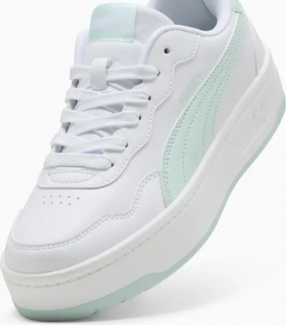 Кроссовки женские Puma COURT LALLY SKYE бело-мятные 400368-05