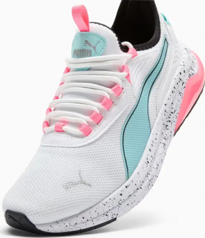 Кроссовки женские Puma AMPLIFIER SPECKLE бело-бирюзово-розовые 399145-05
