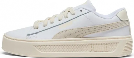 Кеды женские Puma SMASH 3.0 MONO TWIST бело-бежевые 395318-05