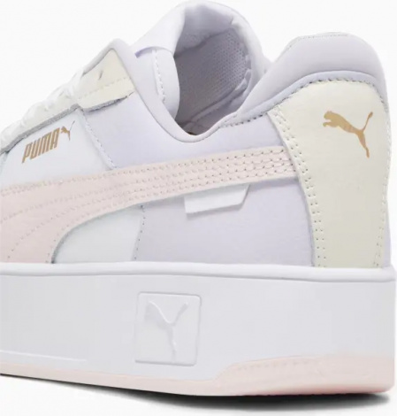 Кроссовки женские Puma CARINA STREET бело-бежево-светло-розовые 389390-10