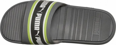 Шлепанцы Puma COOL CAT серо-салатовые 385887-02