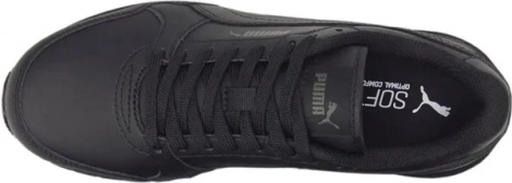 Кроссовки беговые детские Puma ST RUNNER V3 L JR черные 38490401
