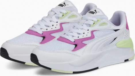 Кросівки дитячі Puma X-RAY SPEED біло-рожево-салатові 384898-05