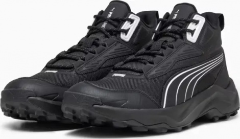 Кроссовки для трейлраннинга Puma OBSTRUCT PRO MID черно-белые 378689-01