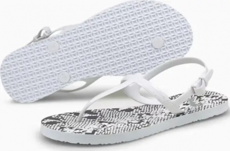Сандали женские Puma COSY UNTAMED бело-черные 375213-03
