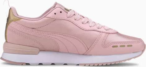 Кроссовки женские Puma R78 METALLIC розово-золотые 374739-03