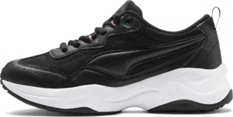 Кроссовки детские Puma CILIA черно-бело-розовые 370525-01