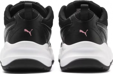 Кроссовки детские Puma CILIA черно-бело-розовые 370525-01