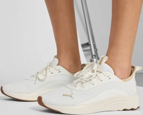 Кроссовки беговые женские Puma SOFTRIDE SOPHIA VITAL бежевые 311290-01