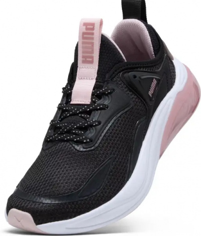 Кросівки бігові жіночі Puma CELL THRILL чорно-біло-світло-рожеві 311224-03