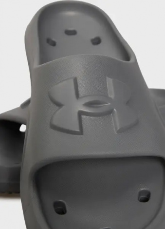 Шлепанцы Under Armour LOCKER V SLIDES серые 3028094-025