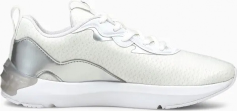 Кроссовки для тренировок женские Puma CELL INITIATE SHIMMER бело-серебряные 194407-02
