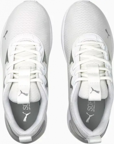 Кроссовки для тренировок женские Puma CELL INITIATE SHIMMER бело-серебряные 194407-02