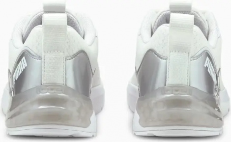 Кроссовки для тренировок женские Puma CELL INITIATE SHIMMER бело-серебряные 194407-02