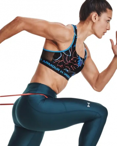 Топ женский Under Armour CROSSBACK MID темно-синий 1365766-422