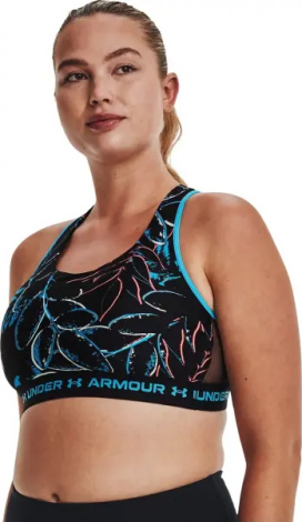 Топ женский Under Armour CROSSBACK MID темно-синий 1365766-422