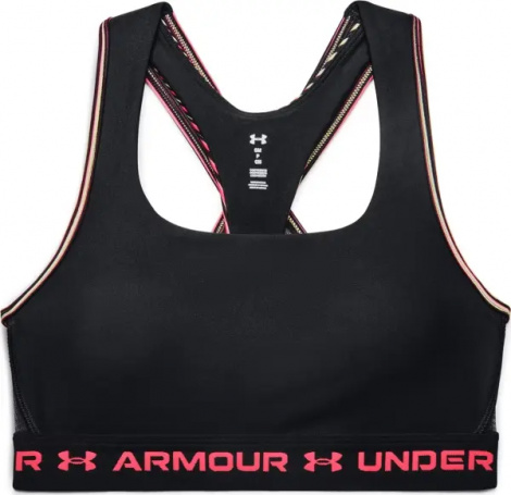Топ жіночий Under Armour CROSSBACK MID 80S чорно-рожевий 1365744-001