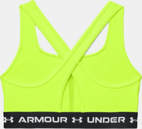 Топ женский Under Armour CROSSBACK MID лаймовый 1361034-731