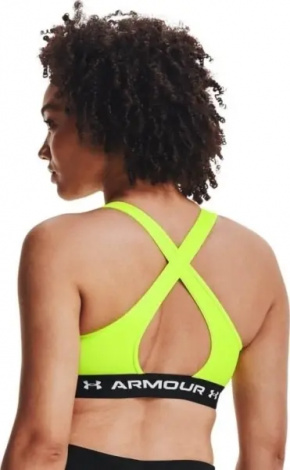 Топ женский Under Armour CROSSBACK MID лаймовый 1361034-731
