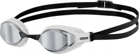 Окуляри для плавання Arena AIR-SPEED MIRROR біло-срібно-чорні 003151-102
