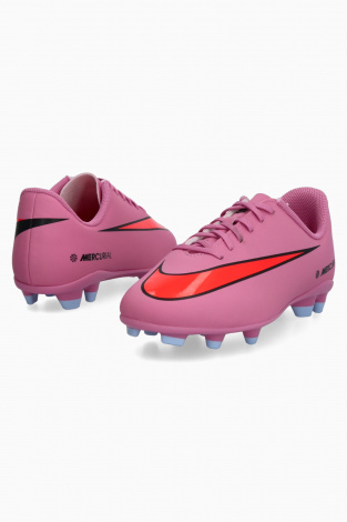 Бутсы Nike Mercurial Vapor 16 Club FG/MG Junior - Бордовый