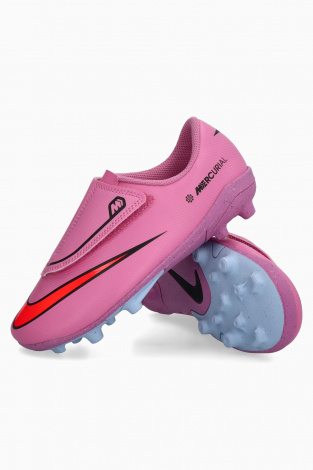 Бутси Nike Mercurial Vapor 16 Club MG Junior - Бордовий