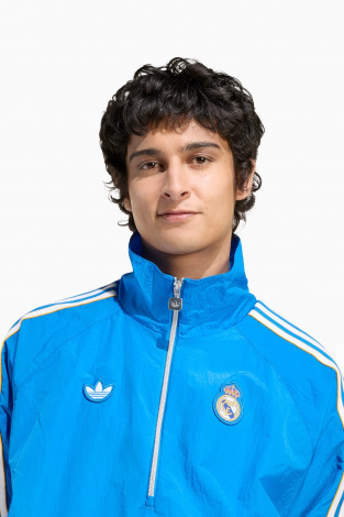Кофта adidas Real Madrid 25/26 Terrace Icons Half-Zip - синій