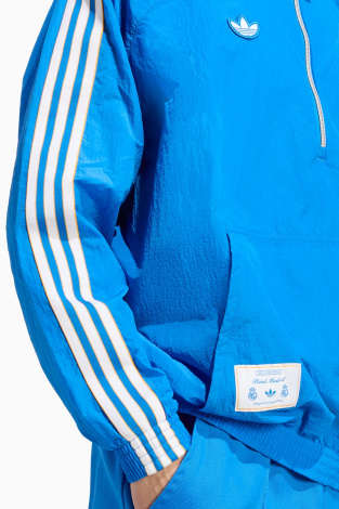 Кофта adidas Real Madrid 25/26 Terrace Icons Half-Zip - синій