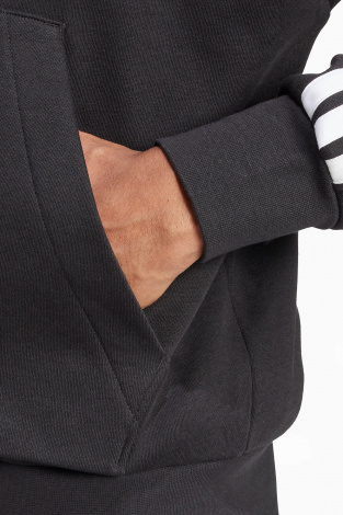 Кофта adidas Essentials 3-Stripes Fleece - чорний