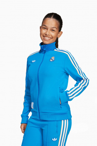 Кофта adidas Real Madrid 25/26 Terrace Icons Full-Zip Junior - синий