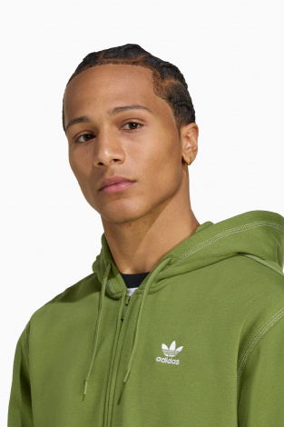 Кофта adidas Trefoil Essentials Full-Zip - зеленый