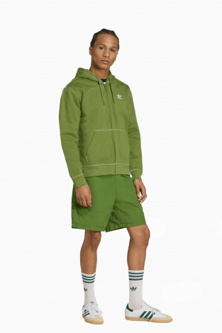 Кофта adidas Trefoil Essentials Full-Zip - зеленый