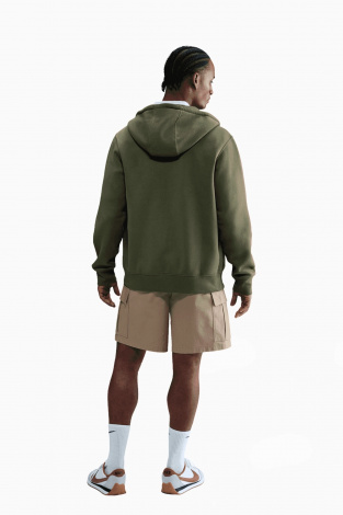 Кофта Nike Club Full-Zip - коричневый