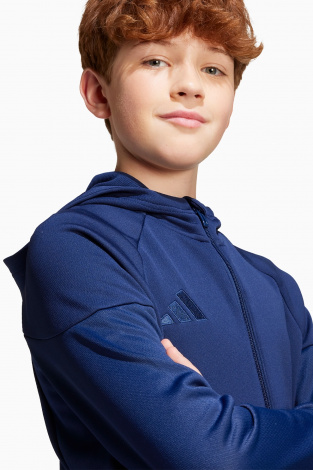 Кофта adidas Tiro 25 Travel FZ Junior - темно-синий
