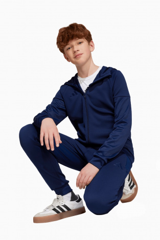 Кофта adidas Tiro 25 Travel FZ Junior - темно-синий