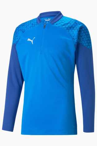 Кофта Puma teamCUP Training 1/4 Zip Top - синий