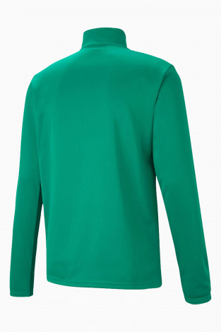 Кофта Puma teamRISE 1/4 Zip Top Junior - зеленый