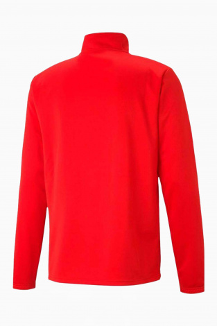 Кофта Puma teamRISE 1/4 Zip Top Junior - красный