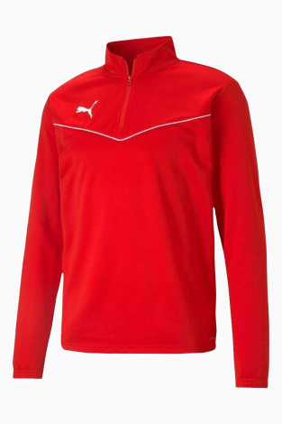 Кофта Puma teamRISE 1/4 Zip Top - красный